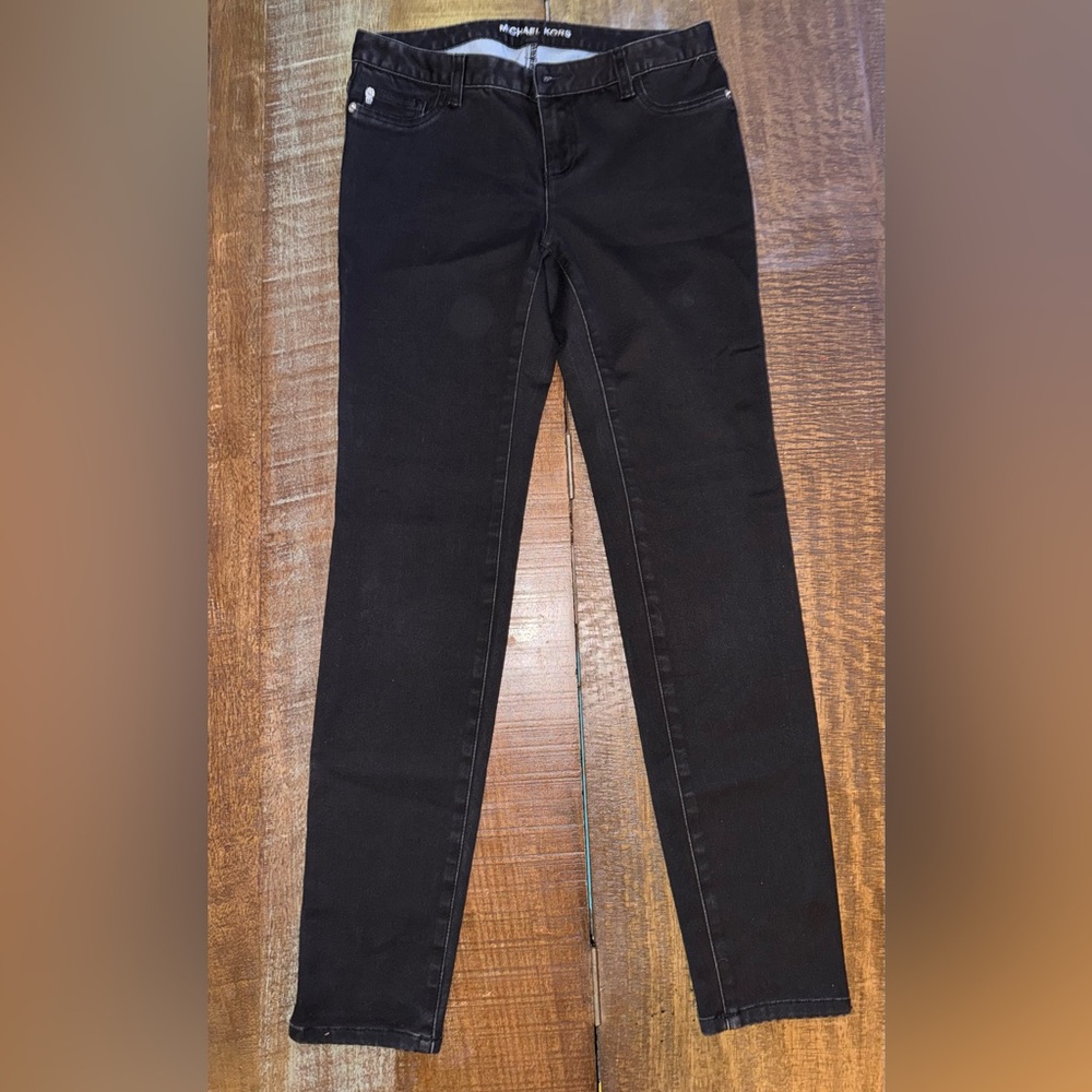 Michael Kors Black Skinny Jeans, Size 6